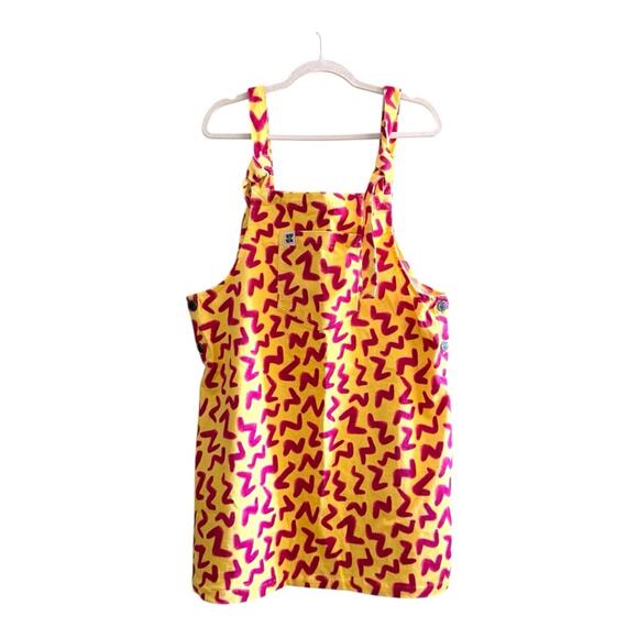 Lucy & Yak Dresses & Skirts - NWT Lucy & Yak Mini Pini Corduroy Dungaree Dress Size L